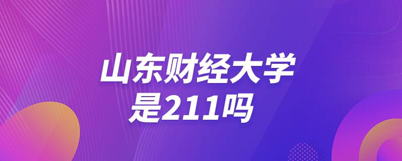 山東財經(jīng)大學(xué)是211嗎
