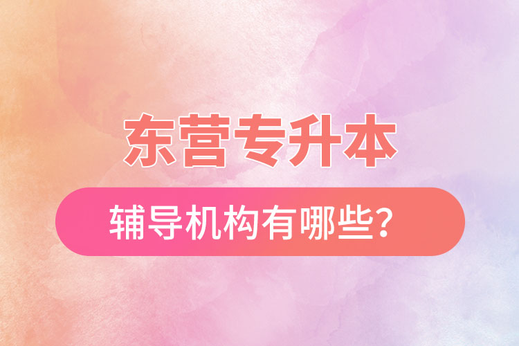東營(yíng)專升本輔導(dǎo)機(jī)構(gòu)有哪些？