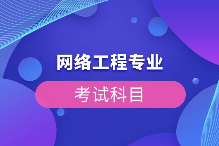 網(wǎng)絡(luò)工程專(zhuān)業(yè)考試科目