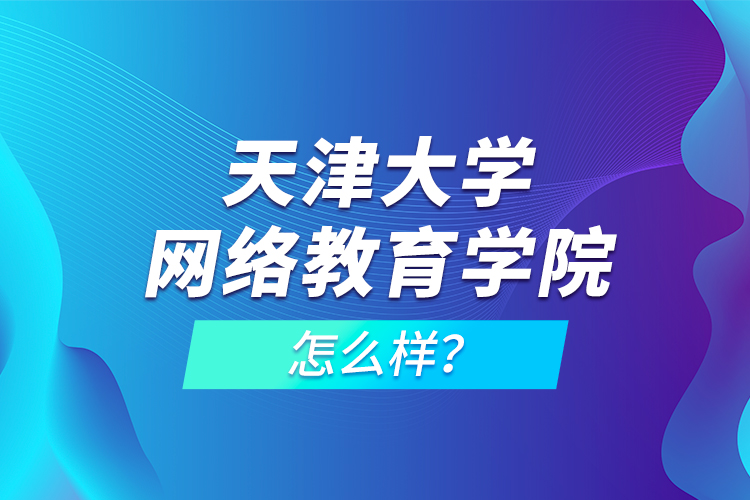 天津大學(xué)網(wǎng)絡(luò)教育學(xué)院怎么樣？
