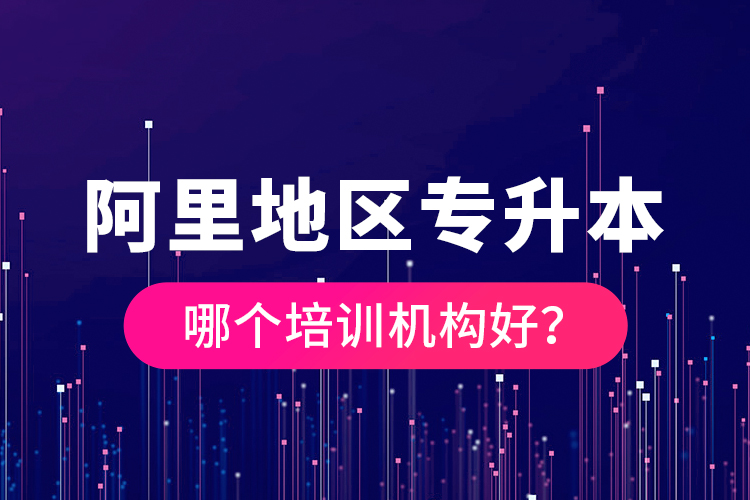 阿里地區(qū)專升本哪個(gè)培訓(xùn)機(jī)構(gòu)好？